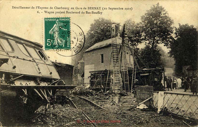 Bernay - Catastrophe ferroviaire 10/09/1910