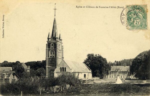 Fontaine-l'Abbé - Église et château
