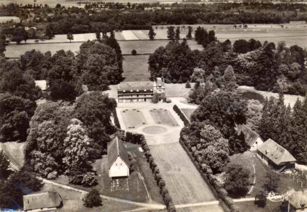 Grand-Camp - Vue aérienne du vieux manoir