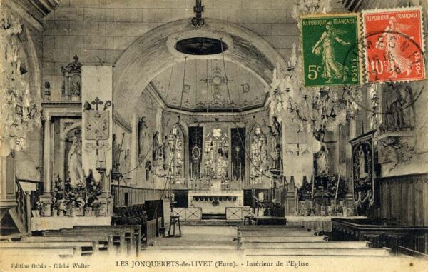 Jonquerets-de-Livet - Intérieur de l'église