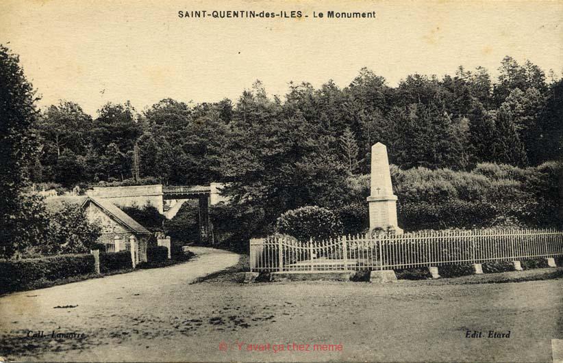 St-Quentin-des-Isles - Le Monument
