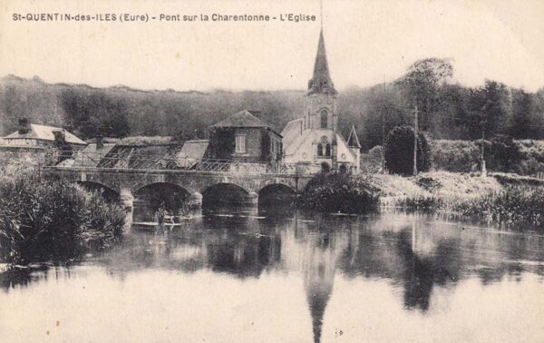 St-Quentin-des-Isles - Pont sur la Charentonne