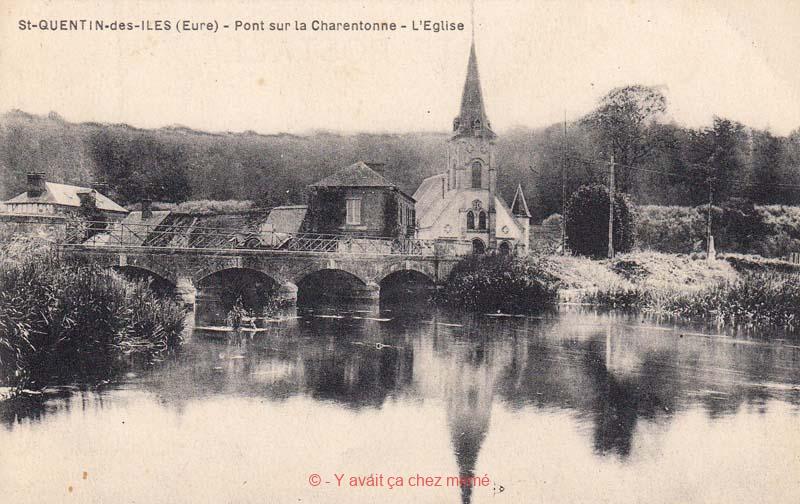 St-Quentin-des-Isles - Pont sur la Charentonne