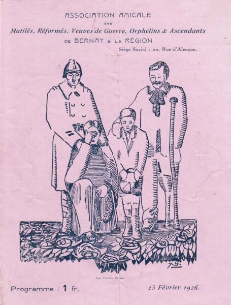 Bernay - Programme d'une soirée (23-02-1926)