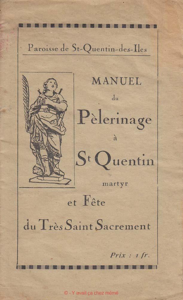 St-Quentin-des-Isles - Bulletin paroissial (26-05-1938)