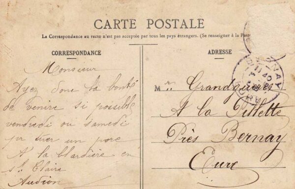 St-Clair-d'Arcey - Courrier