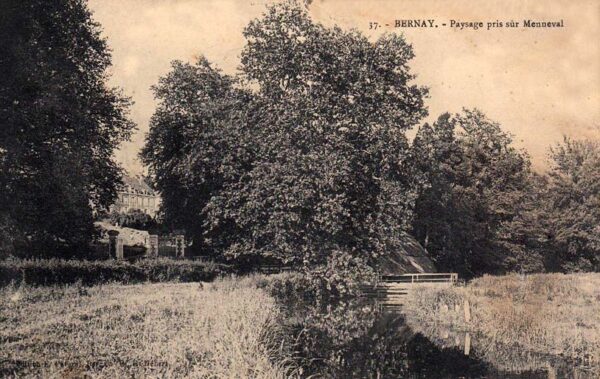 Paysage pris sur Menneval