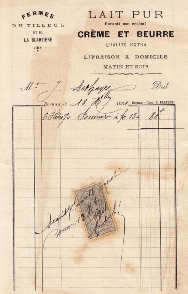 Ferme du TIlleul à ST-MARTIN-DU-TILLEUL et Ferme de la Blardière à ST-CLAIR-D'ARCEY