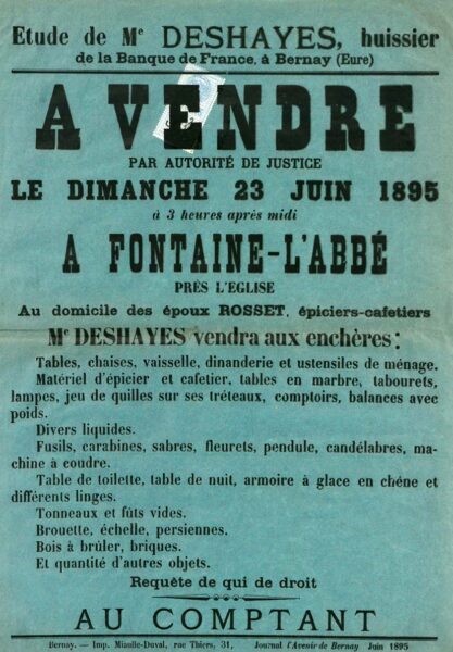 L'épicier-cafetier n'avait pas fait que des bonnes affaires.