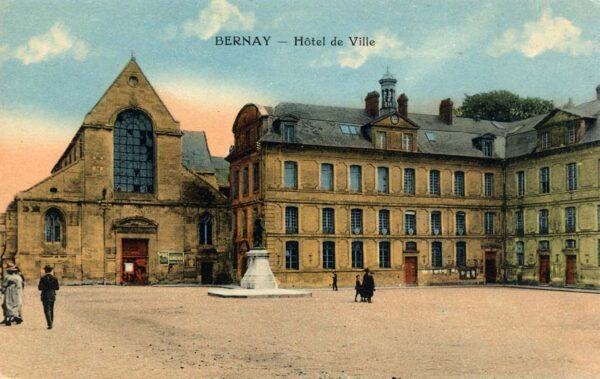 L'abbatiale et l'hôtel de ville