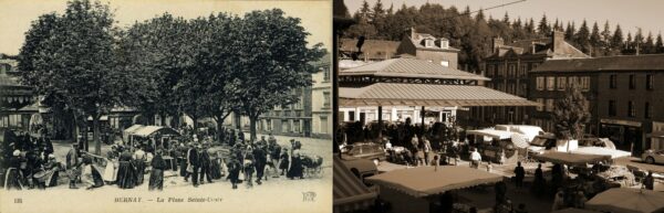 Cent ans entre ces deux vues.