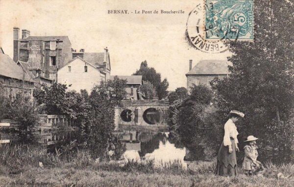 La Charentonne et le pont de Boucheville