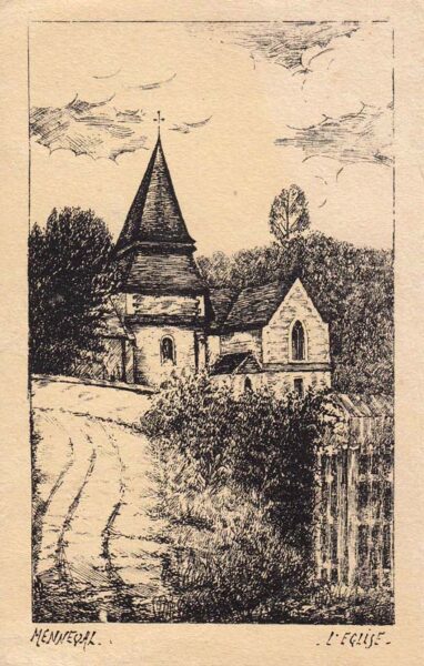 L'église vue de la côte