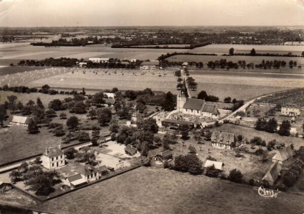 Vue aérienne du village