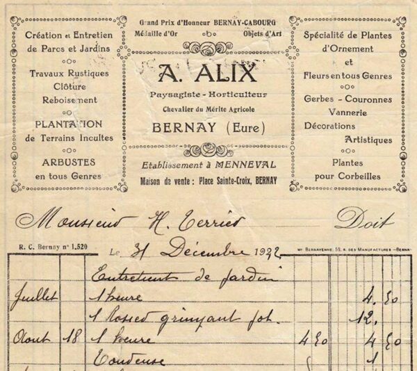 Les Jardins ALIX - Production à MENNEVAL et vent à BERNAY au 90 rue Thiers